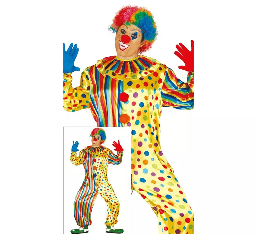 Translation missing: es.Disfraz de Payaso Topos para hombre