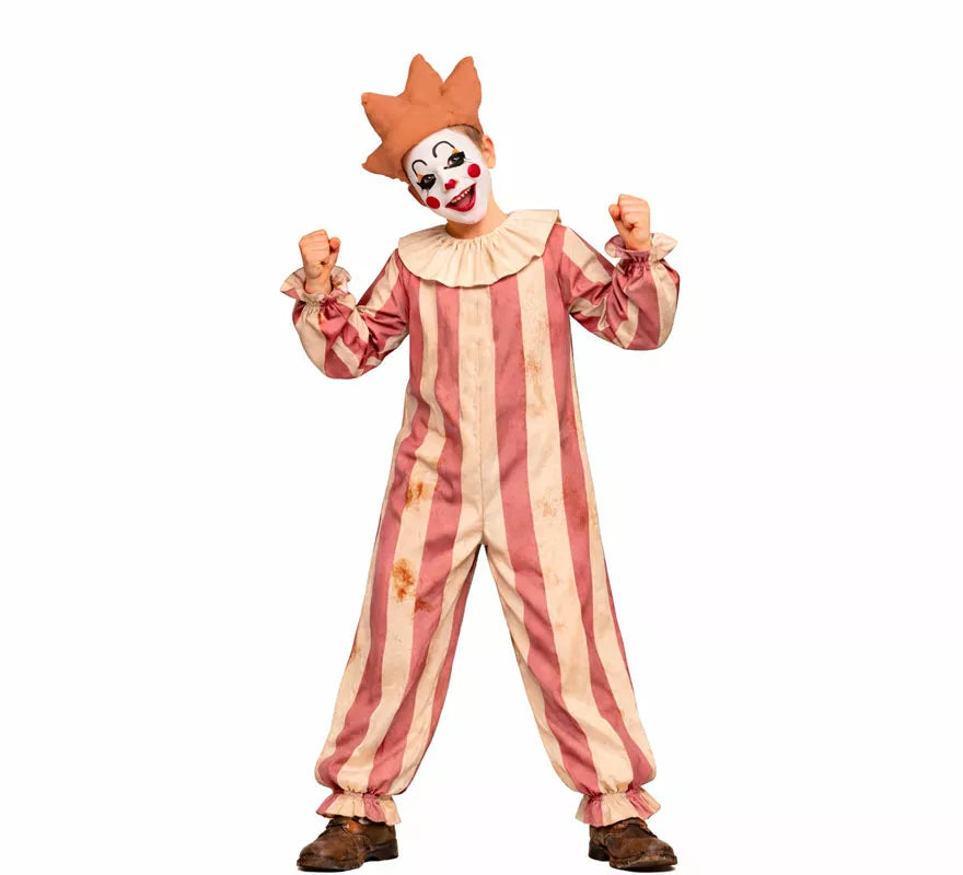 Disfraz de Payaso Vintage del Miedo para niño