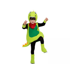 Disfraz de Pequeño Dinosaurio Verde para bebé y niños