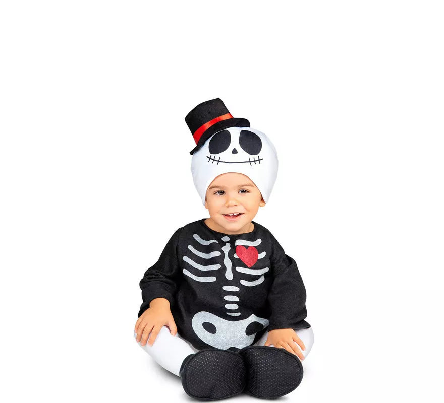 Translation missing: es.Disfraz de Pequeño Esqueleto con corazón para bebé y niños