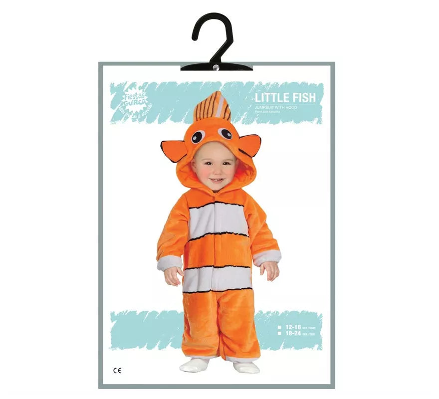 Translation missing: es.Disfraz de Pequeño Pez Naranja para bebé