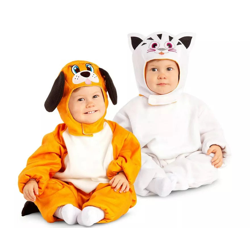 Translation missing: es.Disfraz de Perro y Gato 2x1 reversible para bebé y niños
