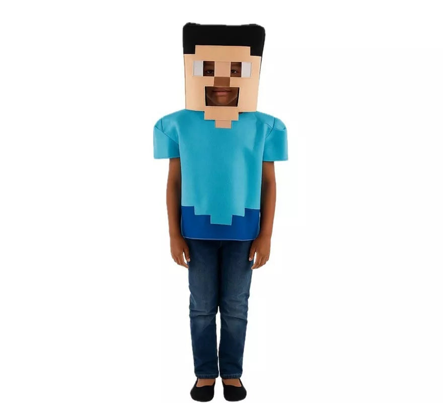 Translation missing: es.Disfraz de Personaje Pixelado de Videojuego para niños