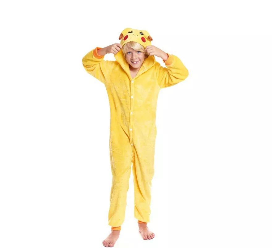 Translation missing: es.Disfraz de Pijama Chinchilla eléctrica con capucha para niño