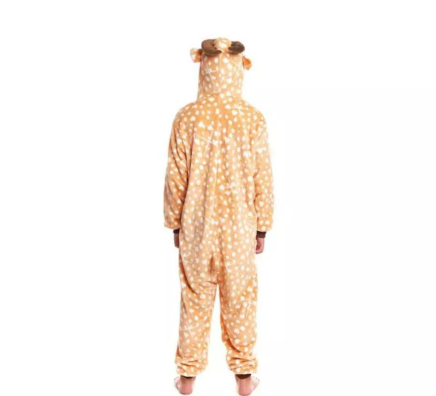 Translation missing: es.Disfraz de Pijama Ciervo lunares con capucha para niño