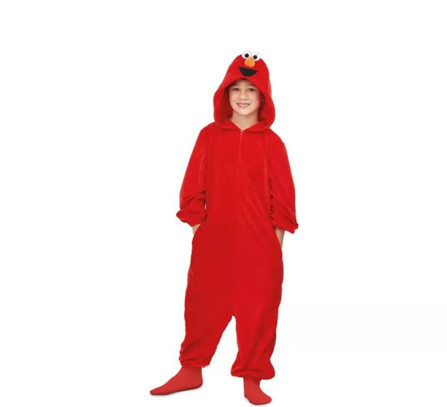 Translation missing: es.Disfraz de Pijama de Elmo de Barrio Sésamo para niños