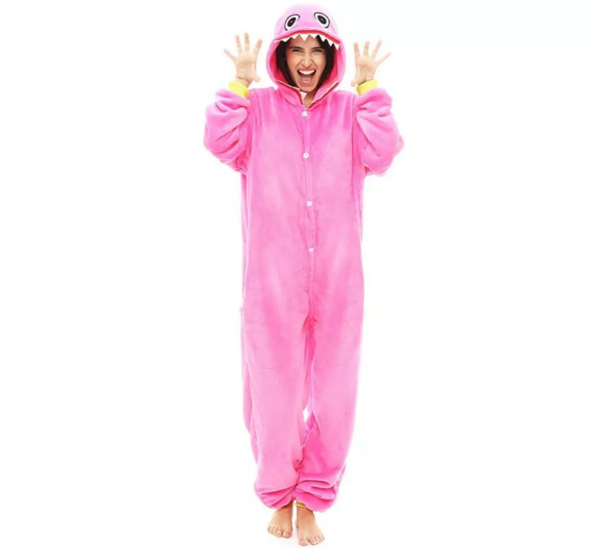 Translation missing: es.Disfraz de Pijama Monstruo rosa para adultos