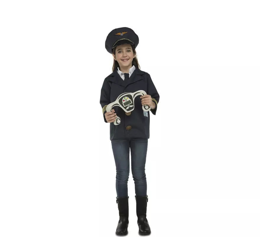 Translation missing: es.Disfraz de Piloto con accesorios para niños