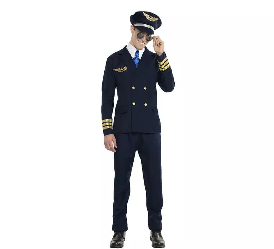 Translation missing: es.Disfraz de Piloto de Avión para hombre