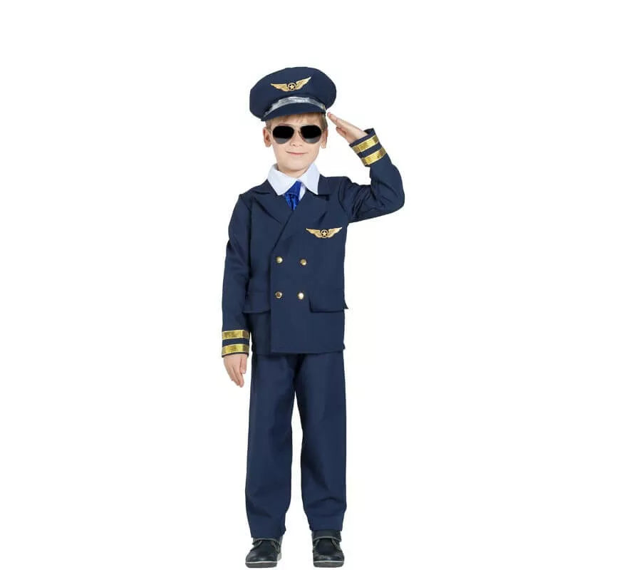 Translation missing: es.Disfraz de Piloto de Avión para niño