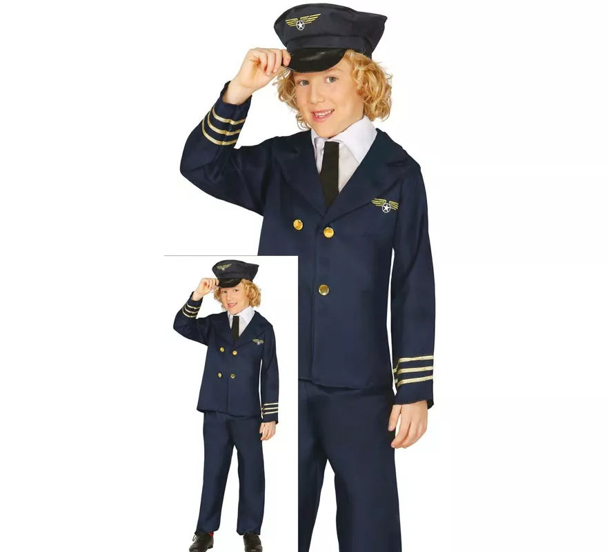 Translation missing: es.Disfraz de Piloto de Avión para niño