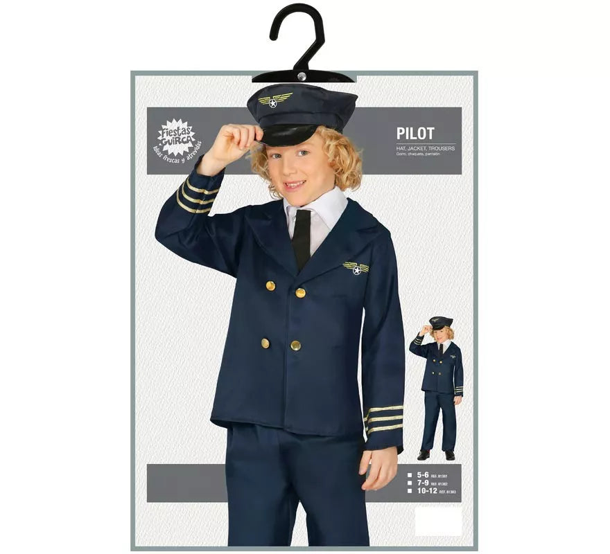 Translation missing: es.Disfraz de Piloto de Avión para niño