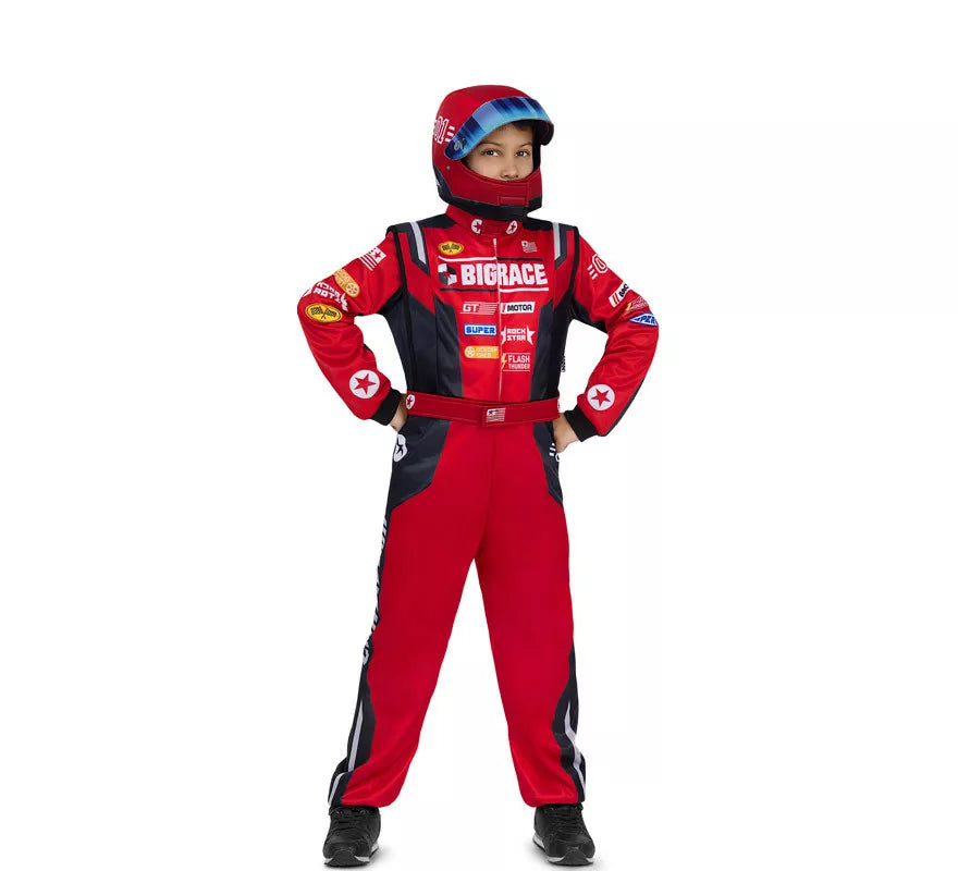 Translation missing: es.Disfraz de Piloto de Carreras para niño