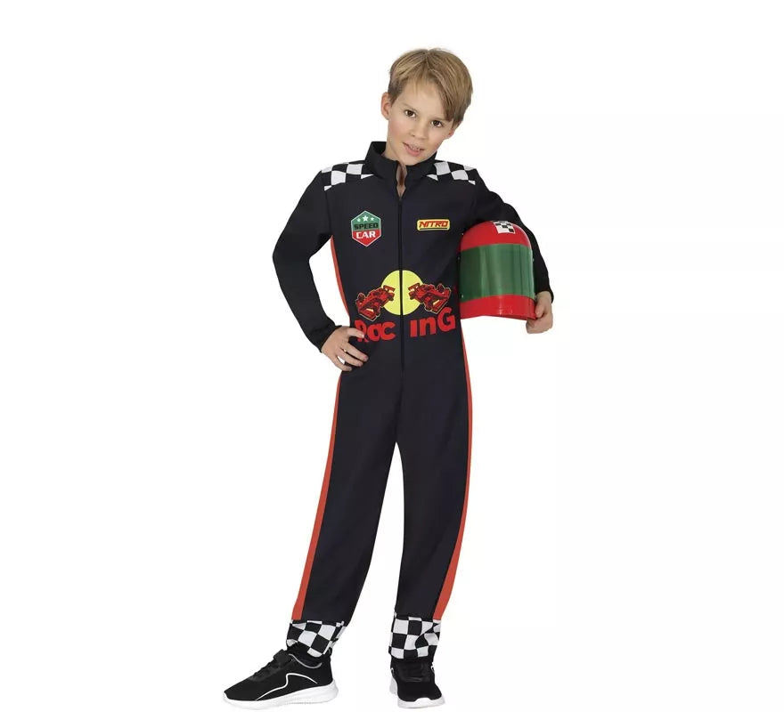 Translation missing: es.Disfraz de Piloto de Carreras para niño