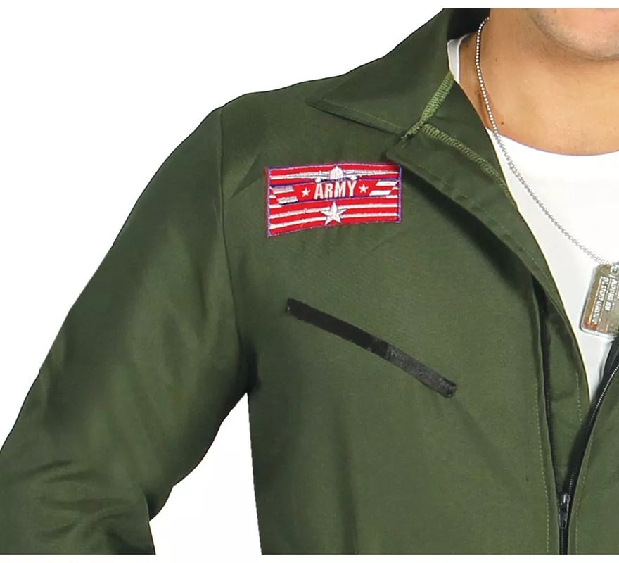 Translation missing: es.Disfraz de Piloto de Caza del Ejército para Hombre