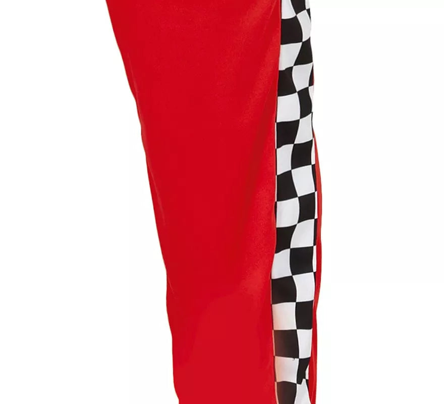 Translation missing: es.Disfraz de Piloto de Fórmula 1 rojo para hombre