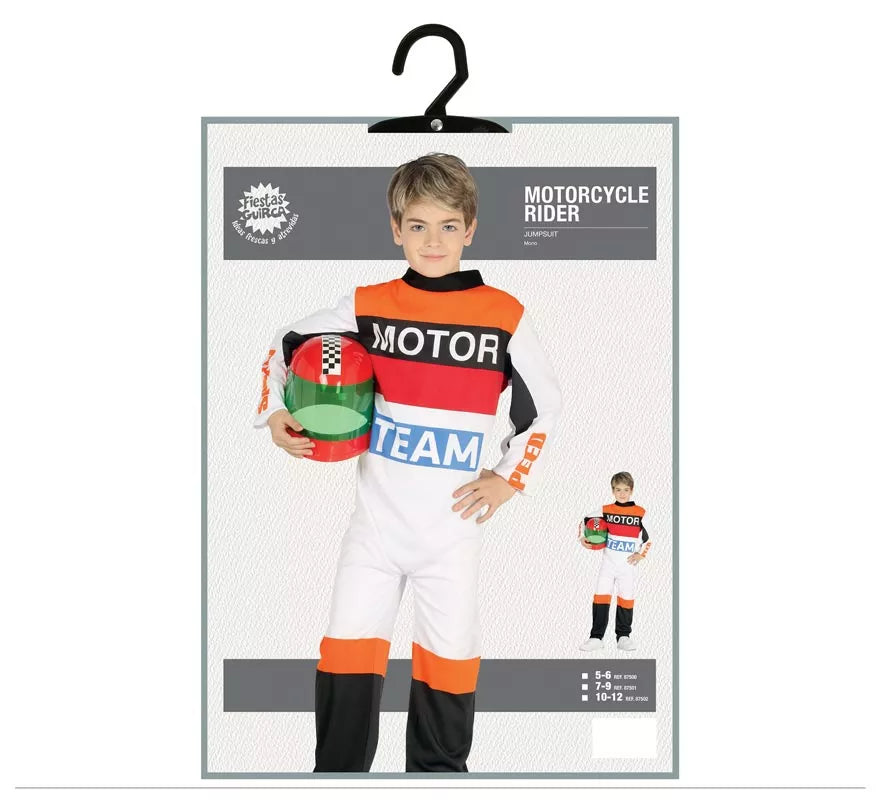 Translation missing: es.Disfraz de Piloto de Motociclismo para niño