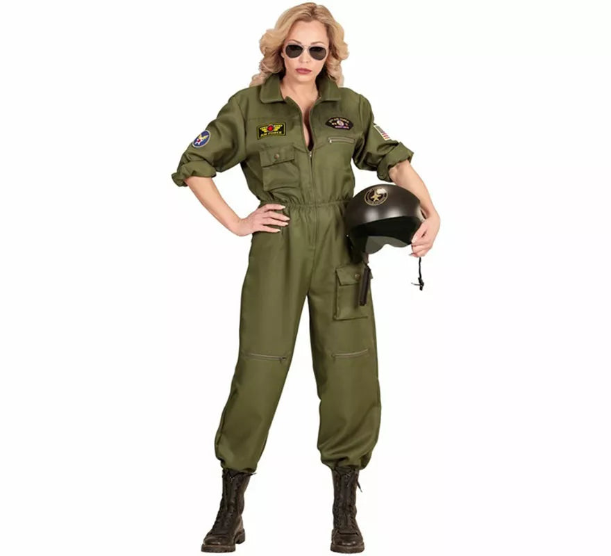 Translation missing: es.Disfraz de Piloto Jet de Combate para mujer
