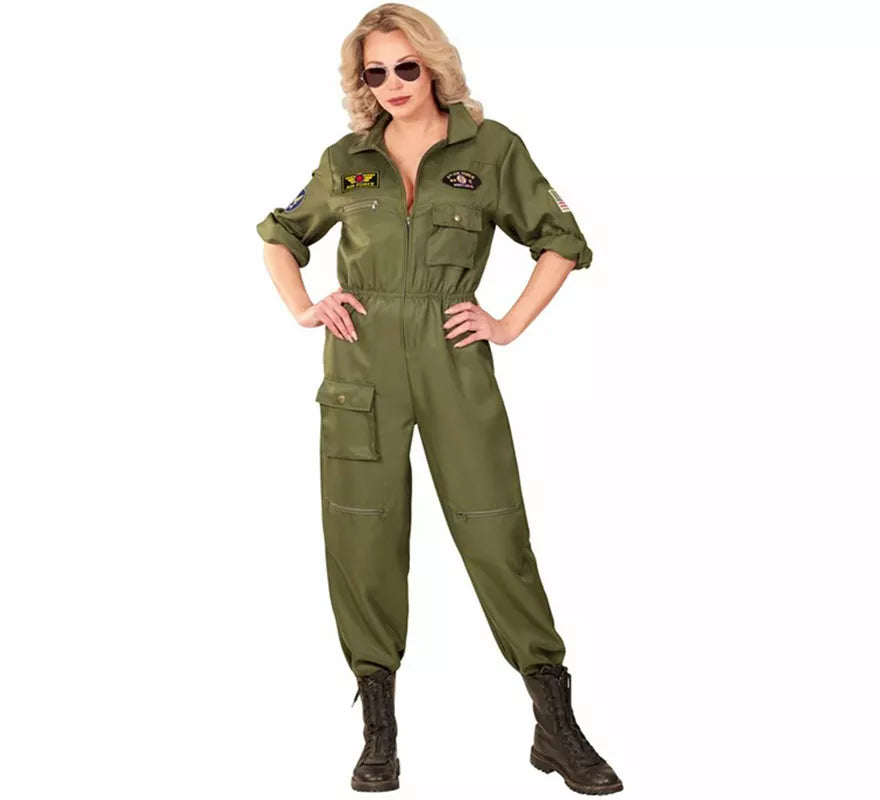 Translation missing: es.Disfraz de Piloto Jet de Combate para mujer