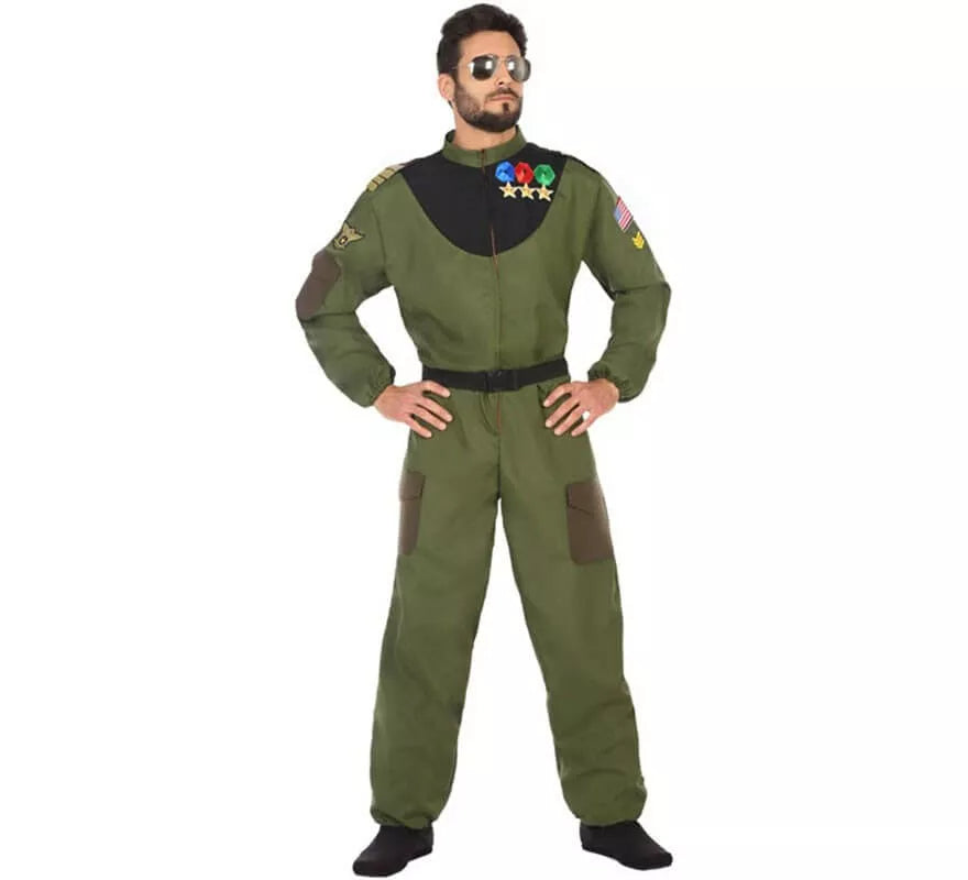 Translation missing: es.Disfraz de Piloto Militar para hombre