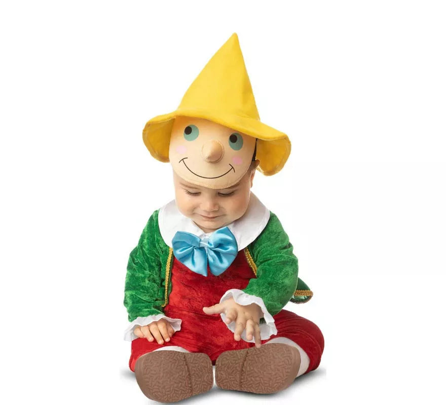 Translation missing: es.Disfraz de Pinocho con gorro y careta para bebé y niño
