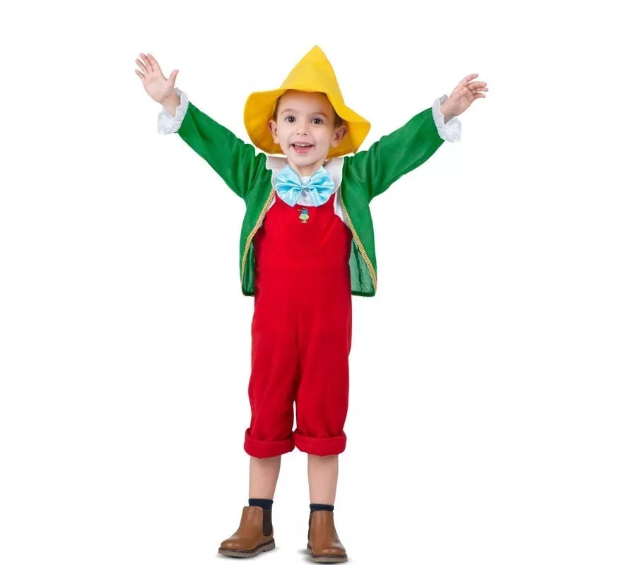 Translation missing: es.Disfraz de Pinocho con gorro y careta para niño