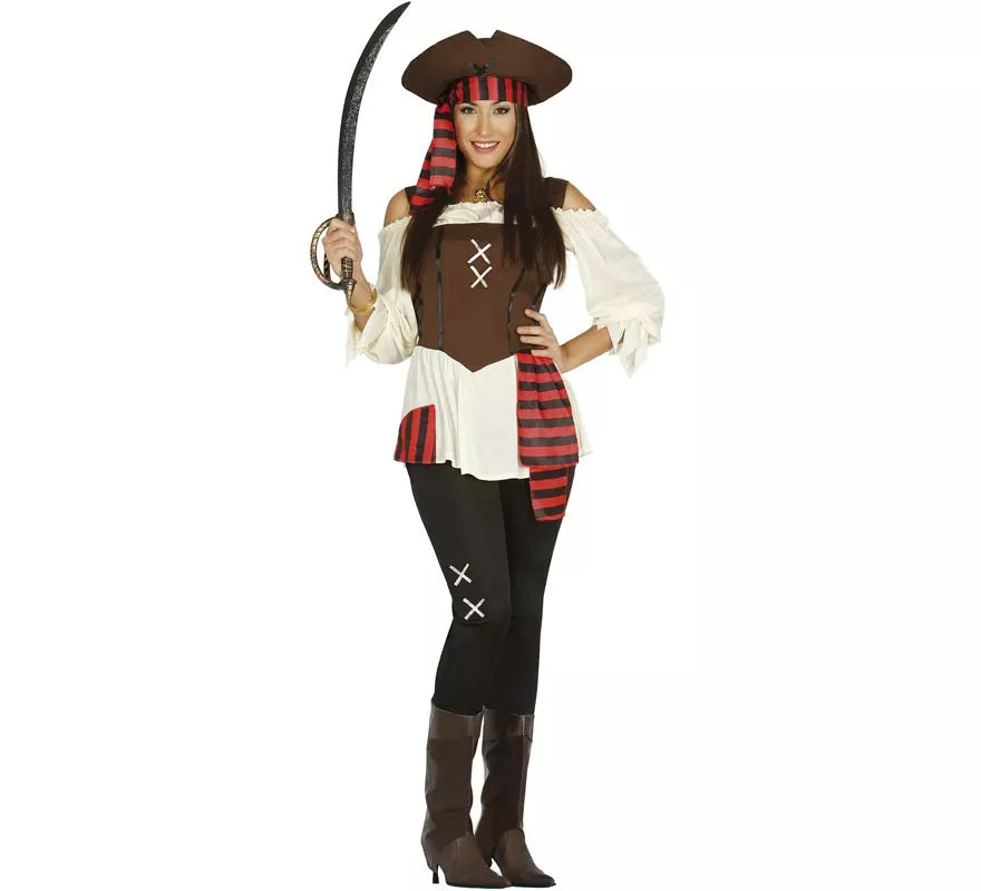 Translation missing: es.Disfraz de Pirata adulta para chicas