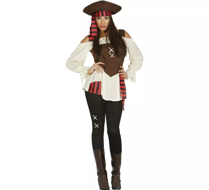 Translation missing: es.Disfraz de Pirata adulta para chicas