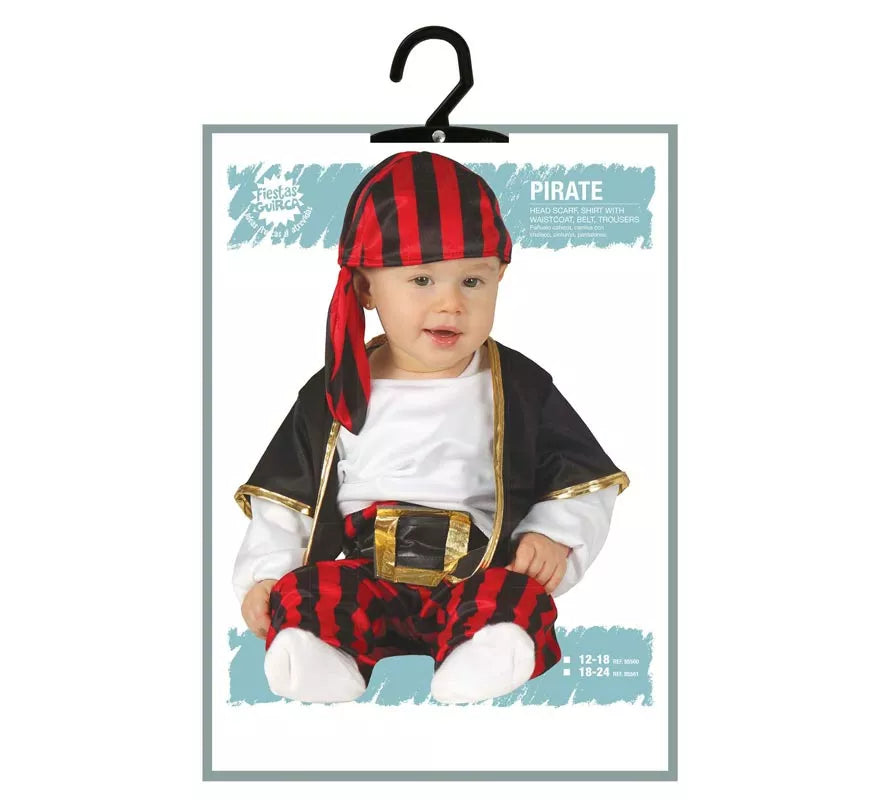 Translation missing: es.Disfraz de Pirata Baby para Bebés