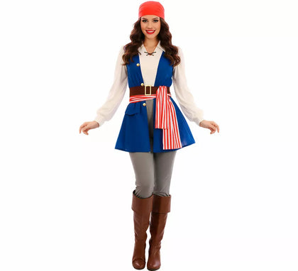 Disfraz de Pirata Bucanera Jackeline para mujer