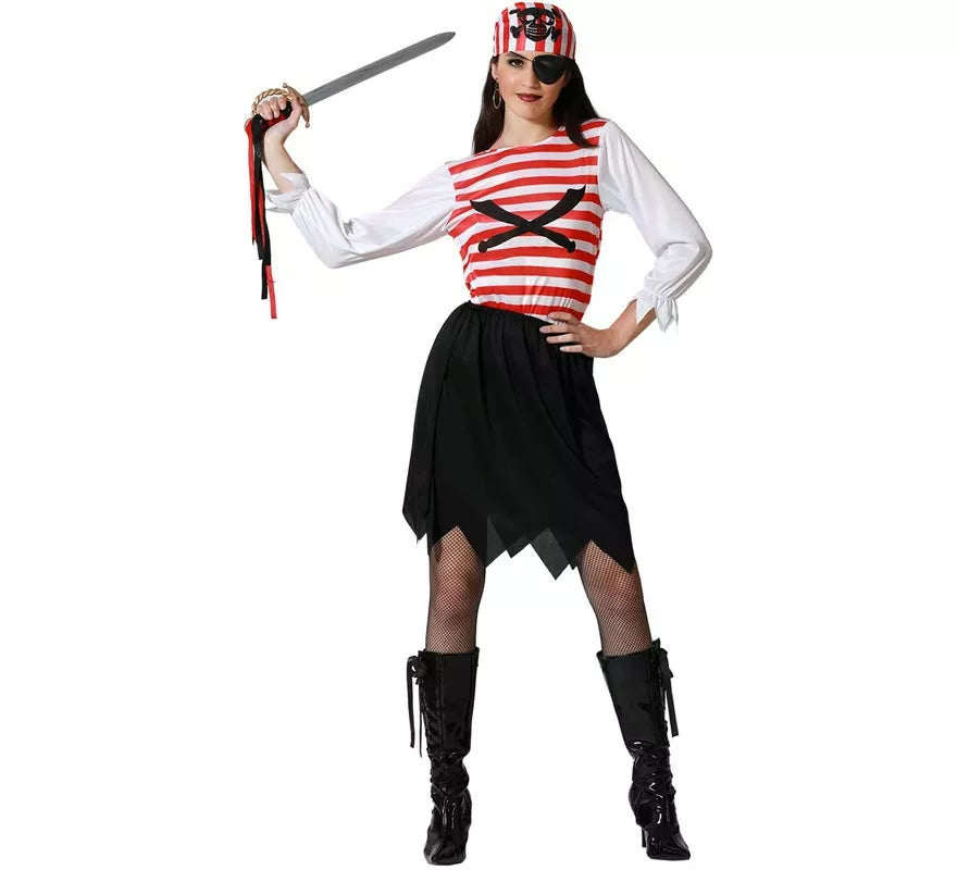 Translation missing: es.Disfraz de Pirata Bucanera para mujer