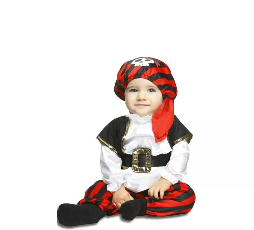 Disfraz de Pirata calavera para bebé