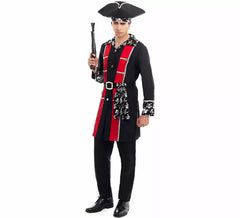 Disfraz de Pirata Casaca plata para hombre