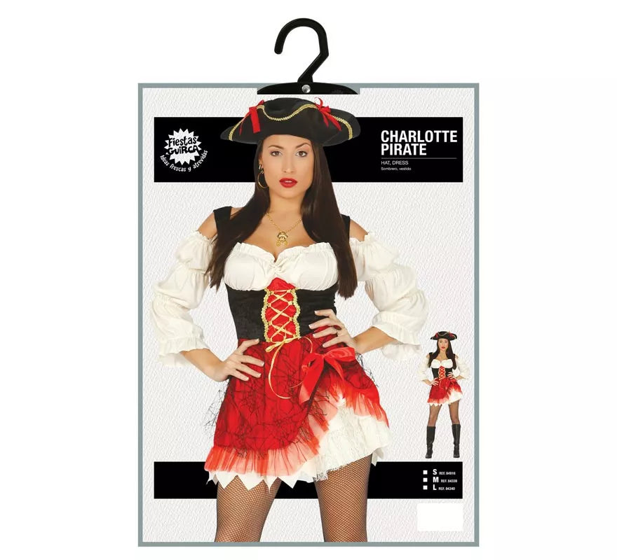 Translation missing: es.Disfraz de Pirata Charlotte para mujer
