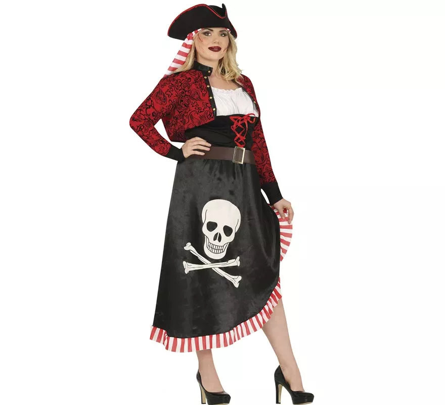 Translation missing: es.Disfraz de Pirata con Falda para Mujer