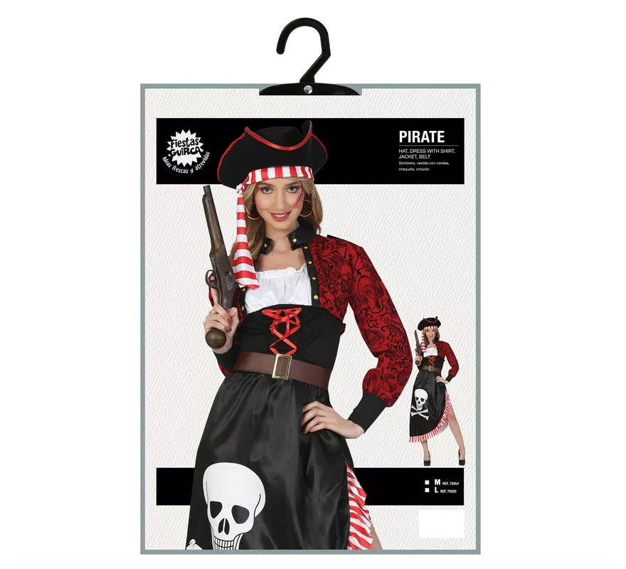 Translation missing: es.Disfraz de Pirata con Falda para Mujer
