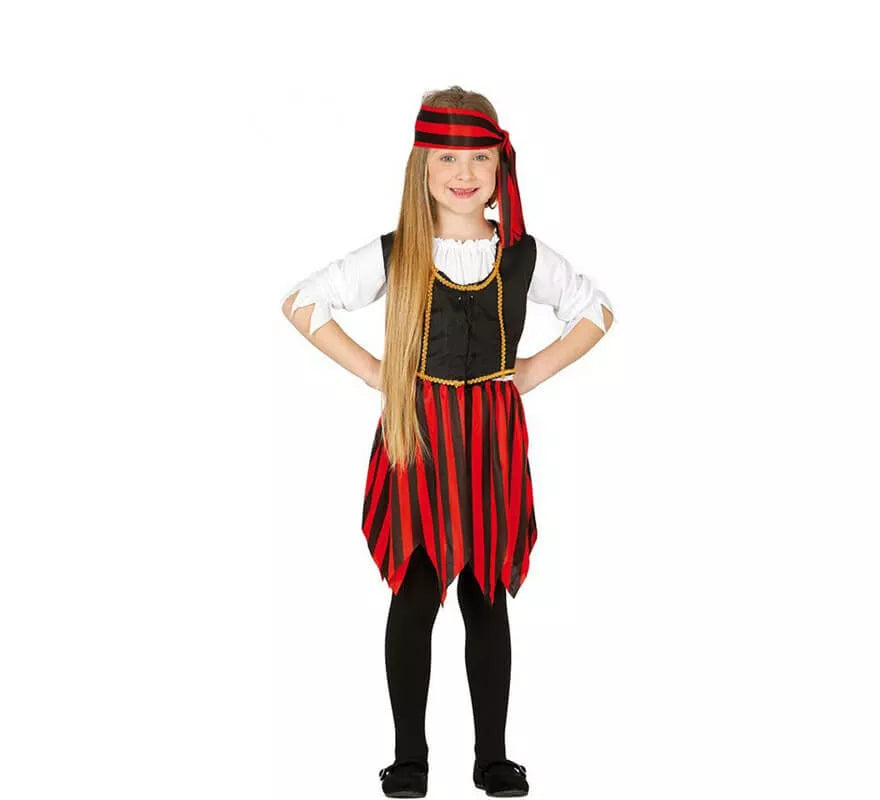 Translation missing: es.Disfraz de Pirata Corsaria para niña