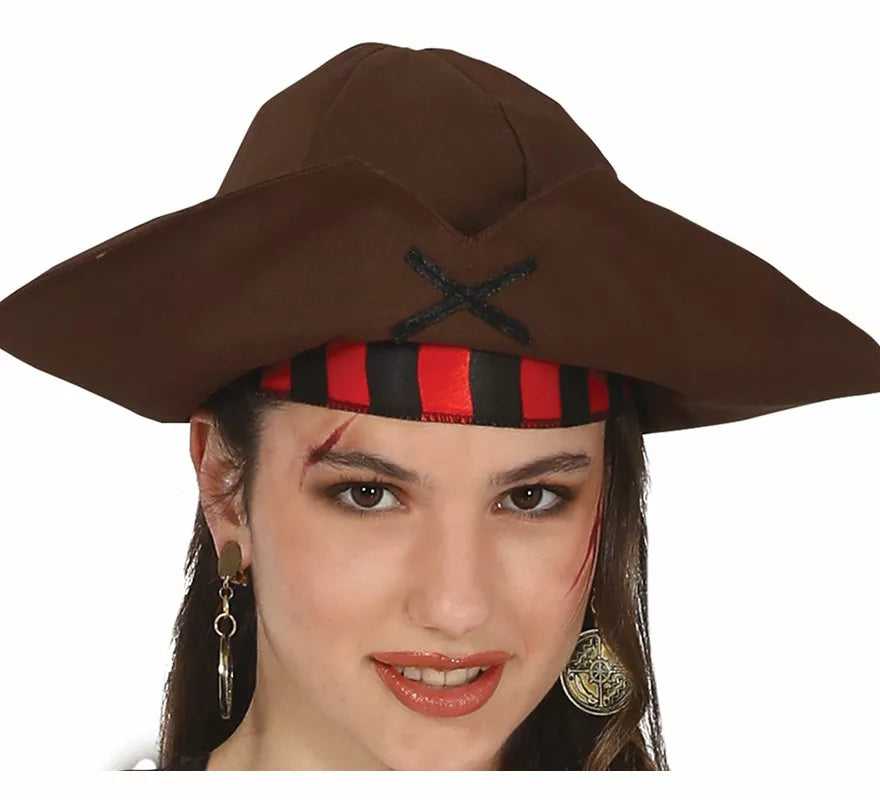 Translation missing: es.Disfraz de Pirata Corsaria Siete Mares para adolescente