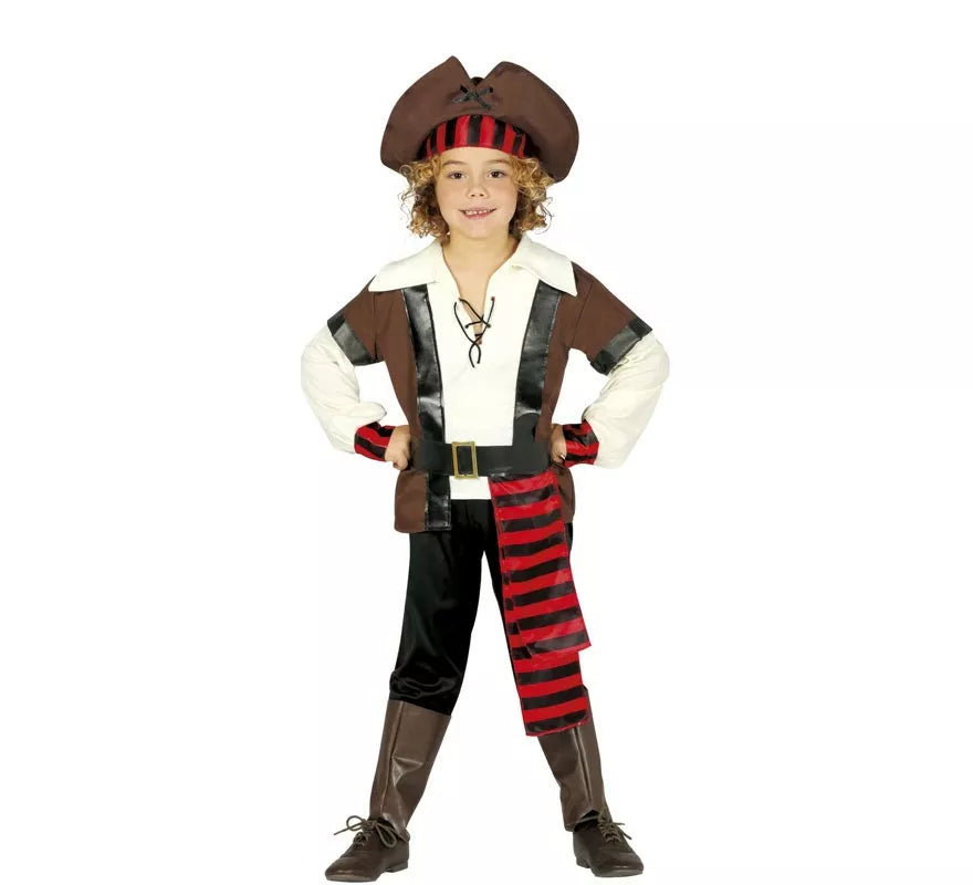 Translation missing: es.Disfraz de Pirata de los Siete Mares para niño