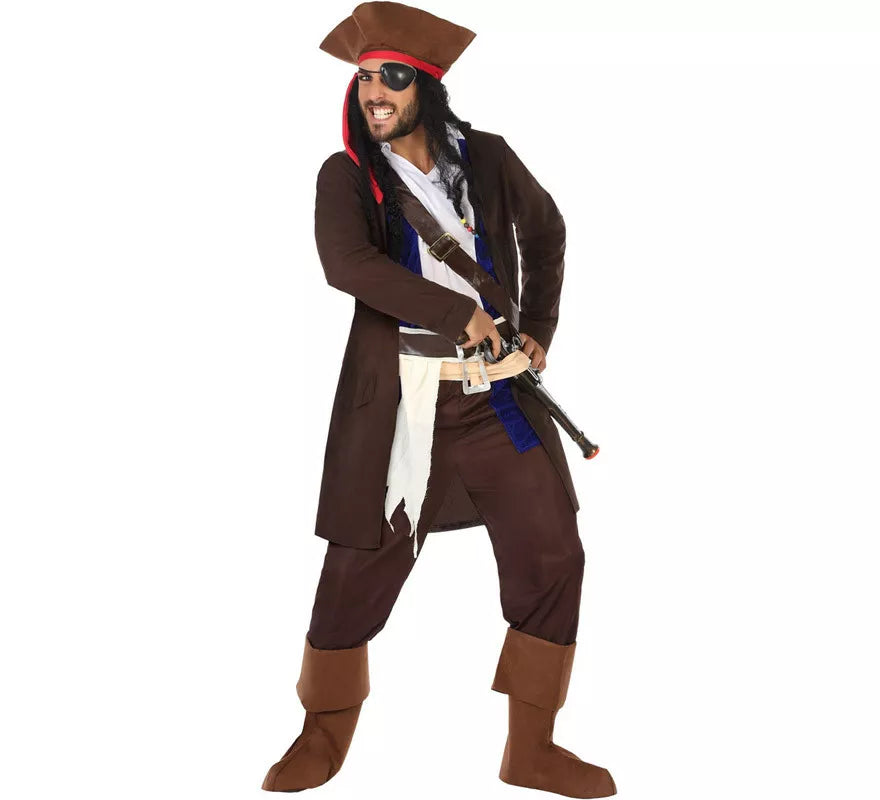 Translation missing: es.Disfraz de Pirata del Caribe para hombre