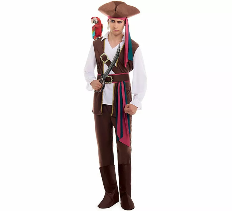 Translation missing: es.Disfraz de Pirata Fantástico para hombre