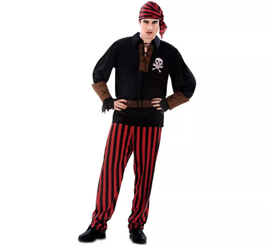 Translation missing: es.Disfraz de Pirata Jolly para Hombre talla M-L
