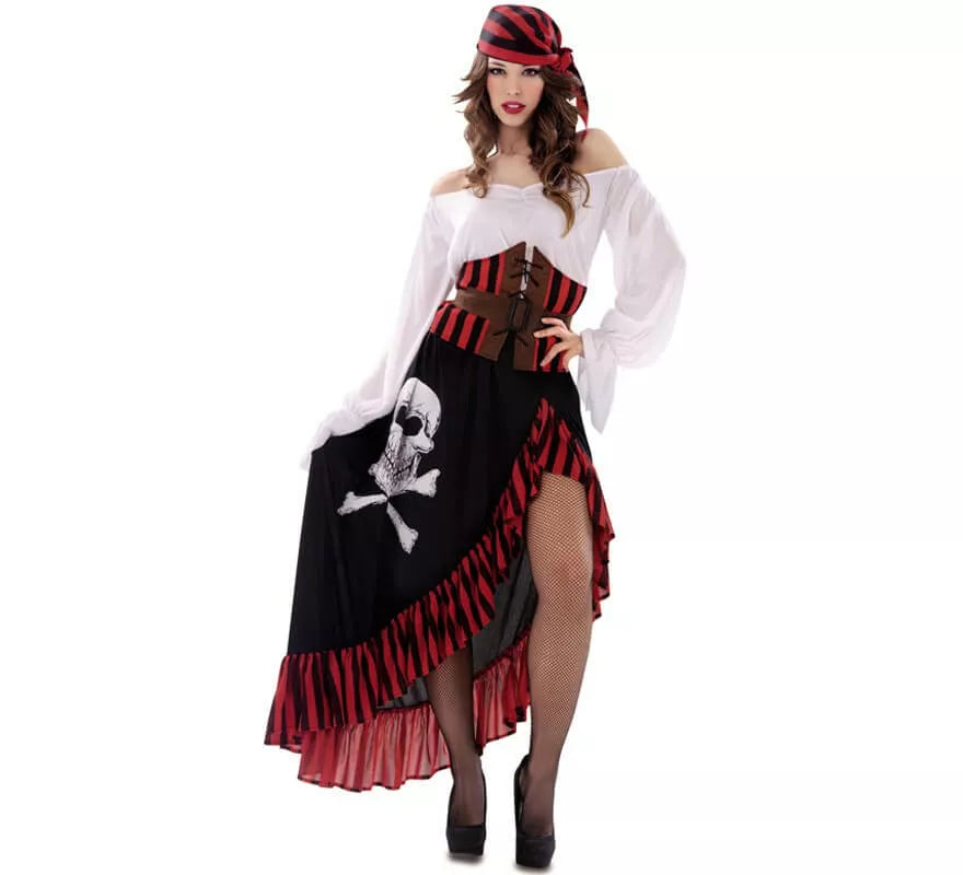 Translation missing: es.Disfraz de Pirata Jolly para Mujer