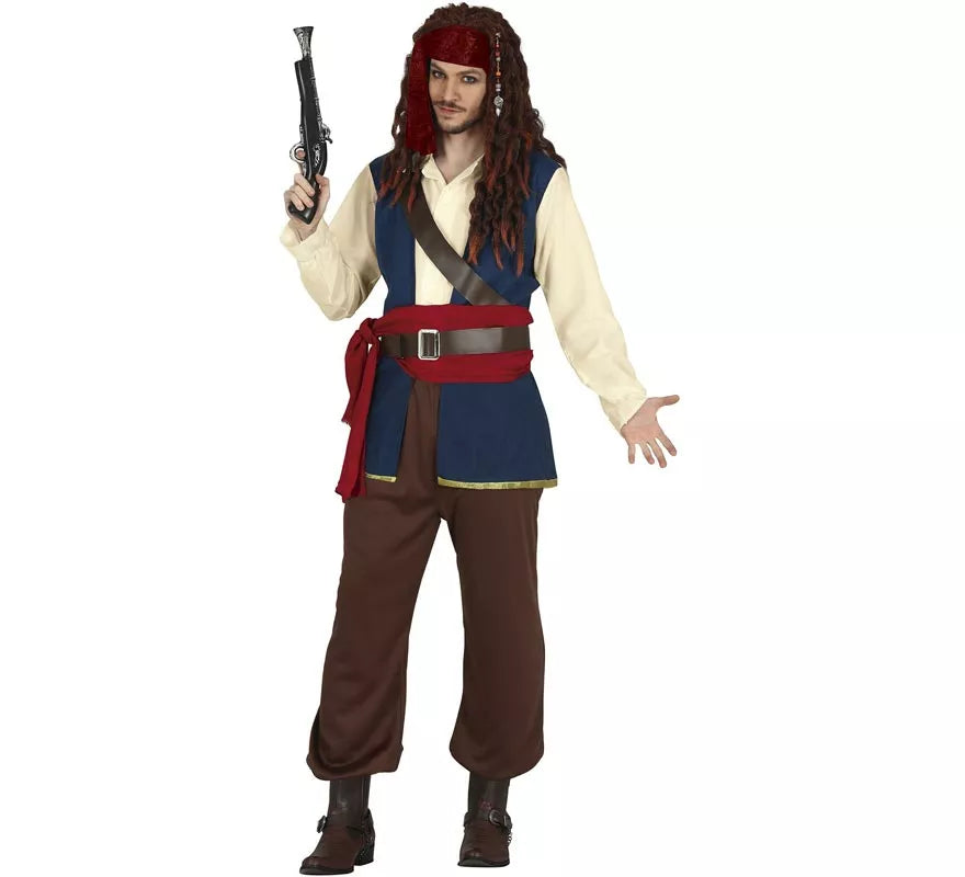 Translation missing: es.Disfraz de Pirata Navegante Rebelde para hombre