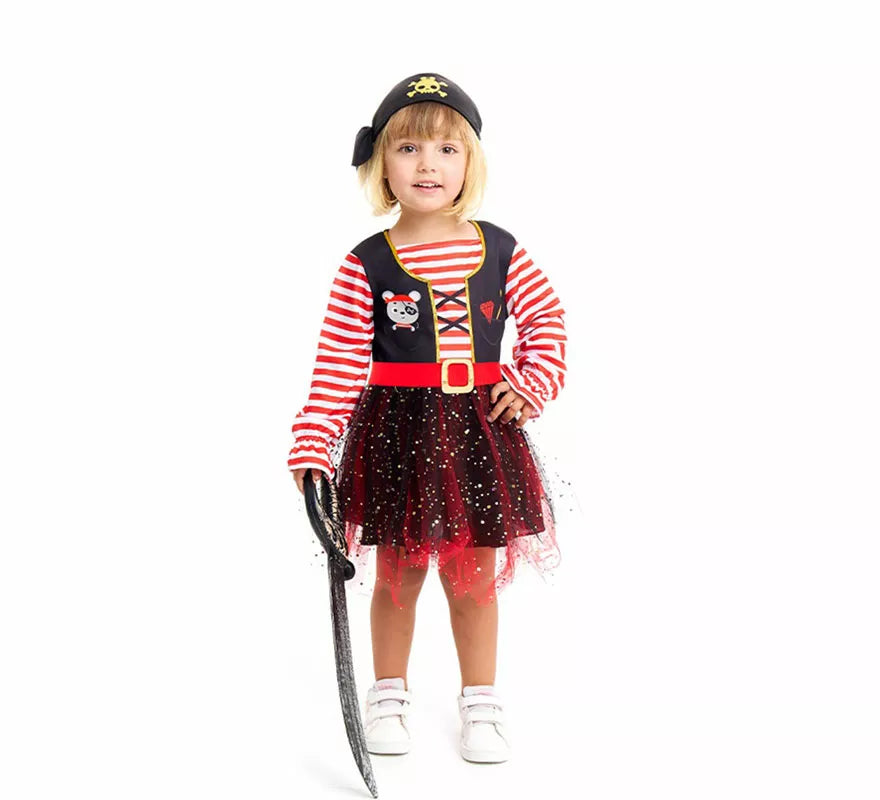 Disfraz de Pirata para niña y bebé