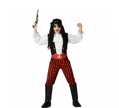 Disfraz de Pirata Rayas para hombre