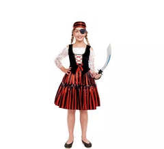 Disfraz de Pirata Stripes Clásica para niña