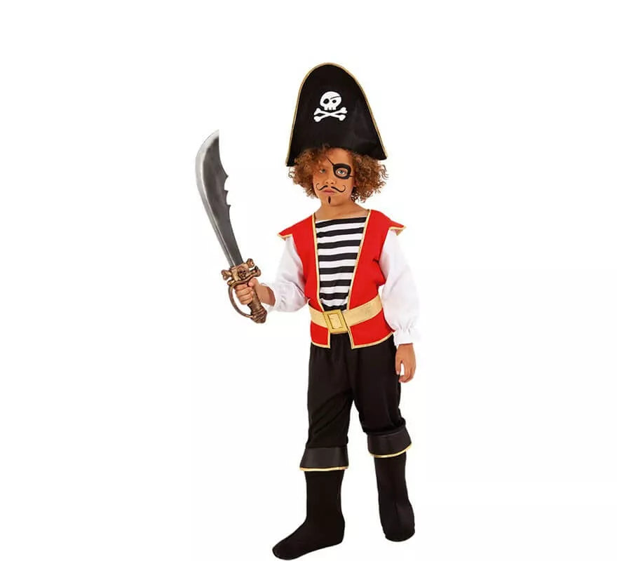 Translation missing: es.Disfraz de Pirata Travieso para niño