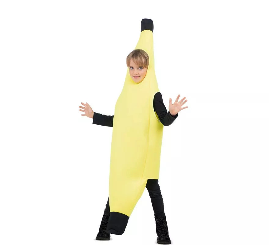 Translation missing: es.Disfraz de Plátano amarillo entero para niños