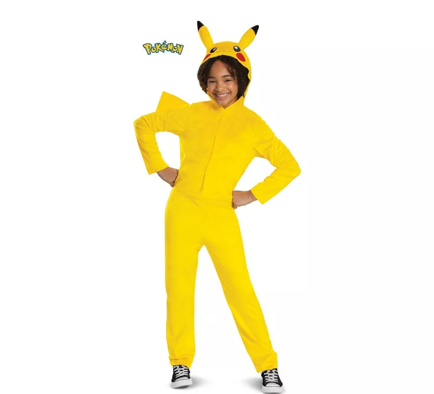 Translation missing: es.Disfraz de Pokemon Pikachu con capucha para niños
